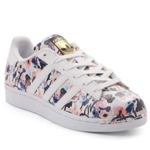 EXCLUSIVE Floral Adidas Sneakers